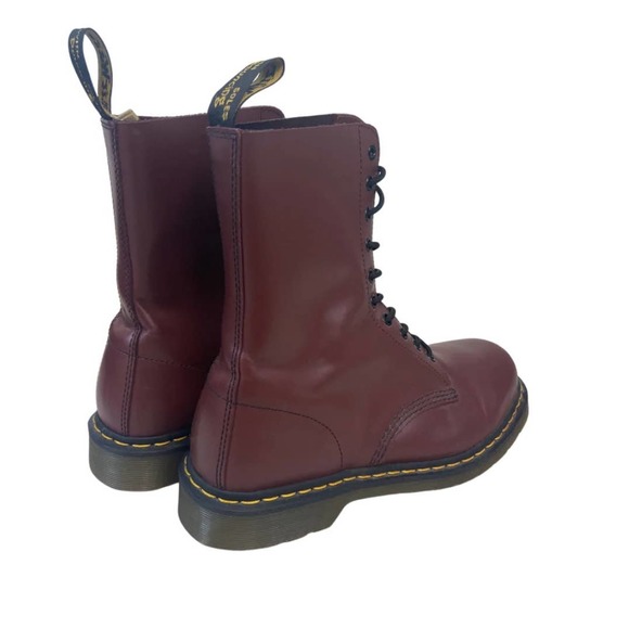 Dr. Martens Burgandy Mens Boots Size 12 main image 5